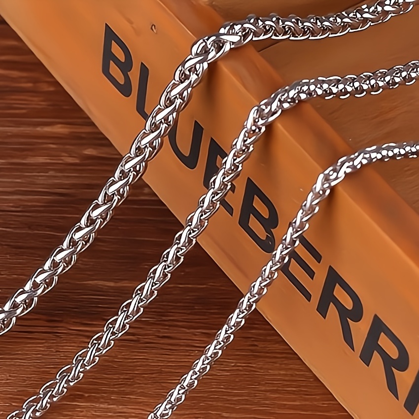 1pc Silver Stainless Steel Keel Chain